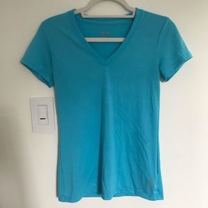 Reebok Light Blue Active Short Sleeve Shirt